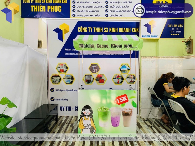 thiết kế xe take away Quận 8