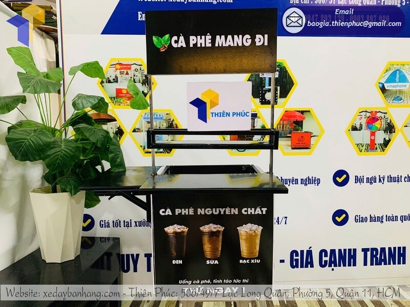 Thùng bán cafe đặt sau xe máy Thùng bán cafe đặt sau xe máy