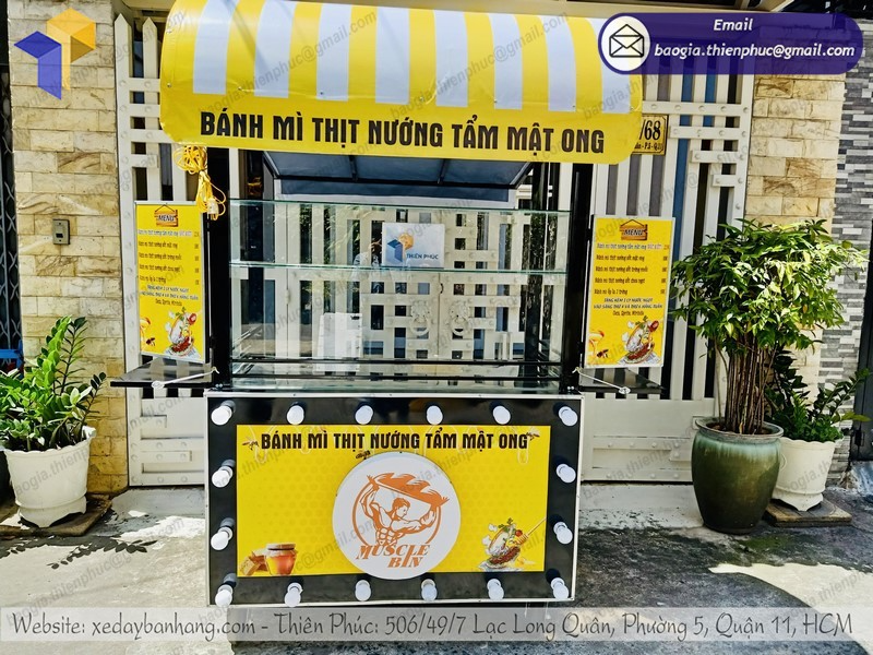 tủ bán bánh mì thịt giá rẻ