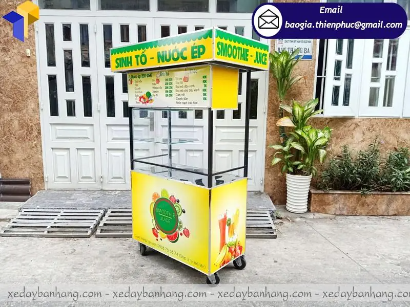 tủ bán sinh tố nước ép hoa quả mãi bằng