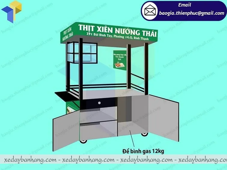 tủ bán xiên que di động mua ở đâu