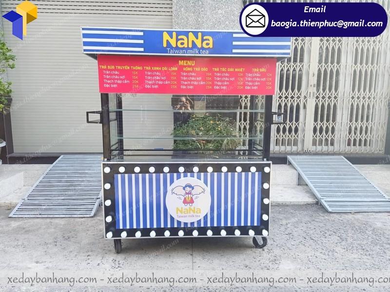 tủ sắt bán trà sữa đẹp