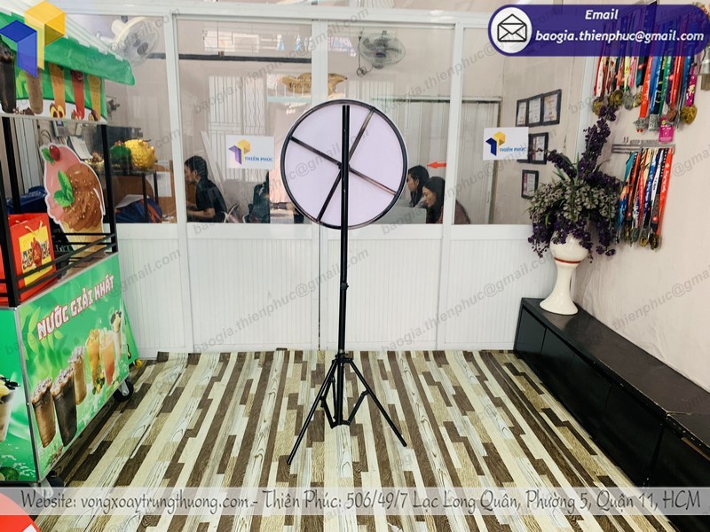 vòng quay trúng thưởng sự kiện tphcm