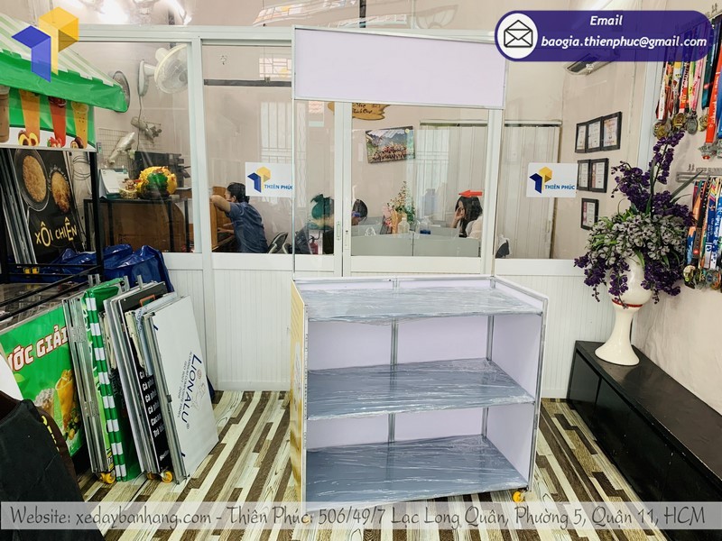 xe bán đồ ăn vặt lắp ráp rẻ
