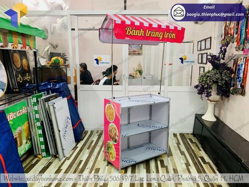 xe lắp ráp bán bánh tráng trộn đẹp