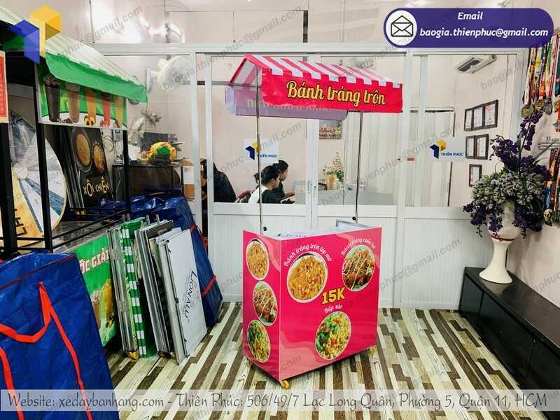 xe lắp ráp bán bánh tráng trộn tphcm