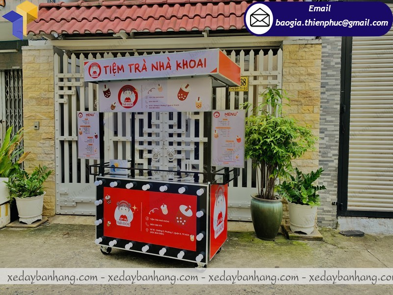 xe bán cà phê dạo đẹp