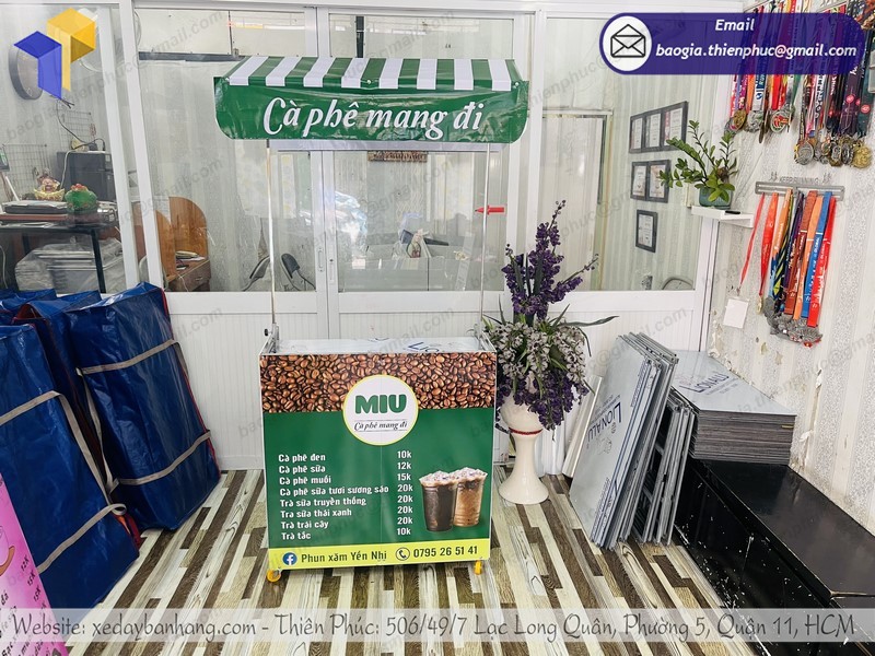 Xe bán cà phê lắp ráp lưu động