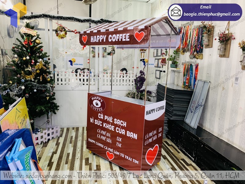 xe bán cà phê lắp ráp tphcm