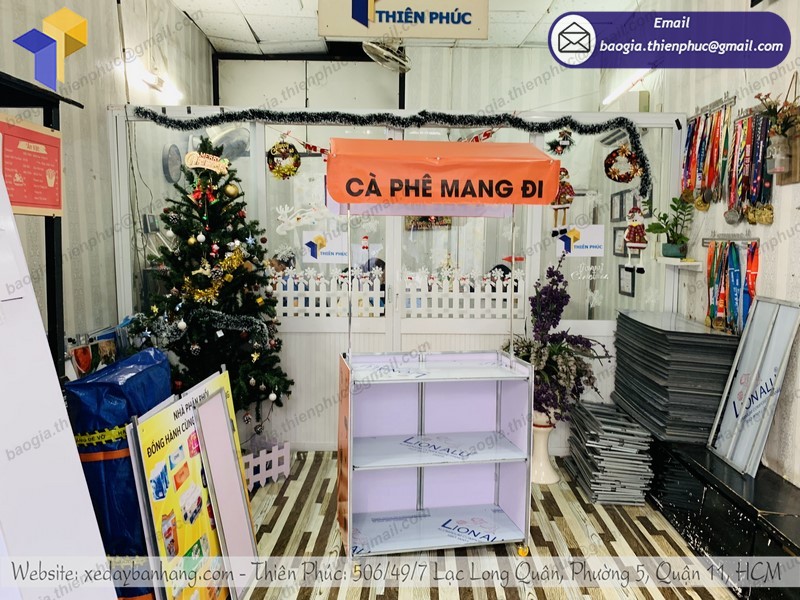 xe bán cà phê lắp ráp