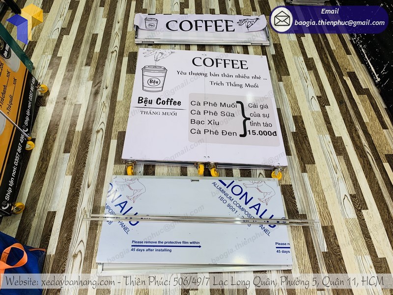 xe bán cà phê mang đi đẹp