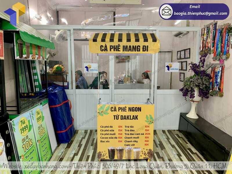 xe di động bán cà phê