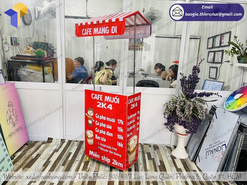 xe bán cafe take away đẹp