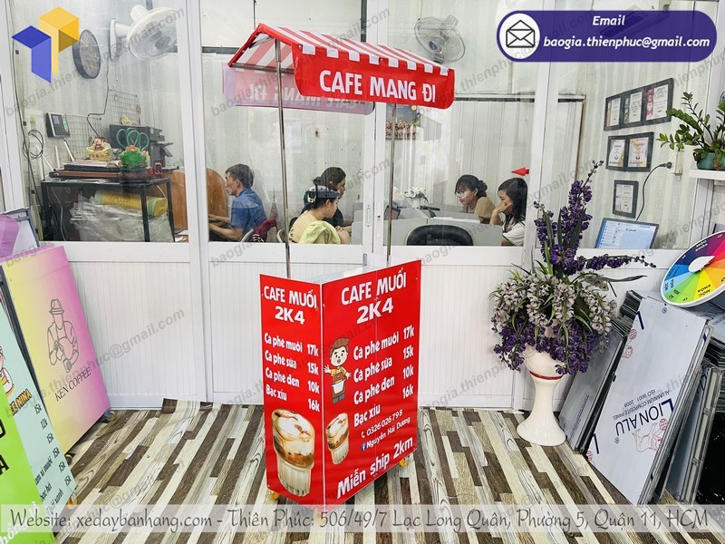 xe bán cafe take away rẻ