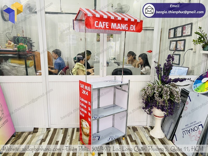xe bán cafe take away tphcm