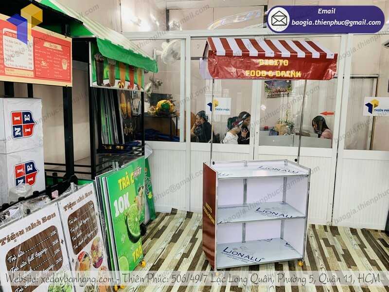 xe xếp bán đồ ăn Hàn Quốc