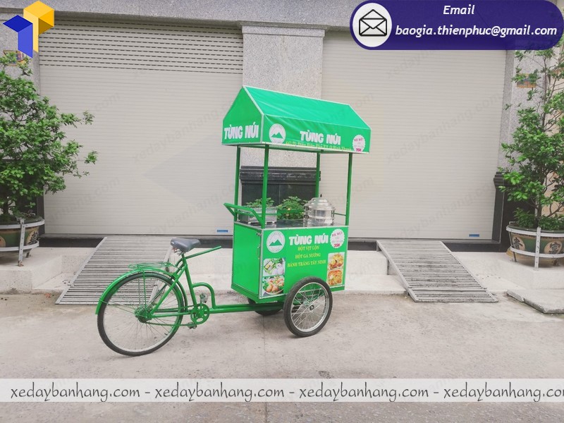 xe đạp bán đồ ăn vặt lưu động ở hcm