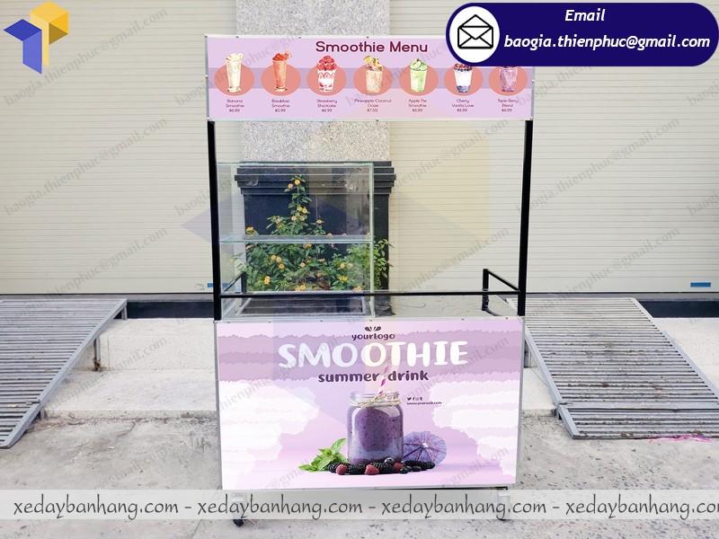 xe bán nước ép