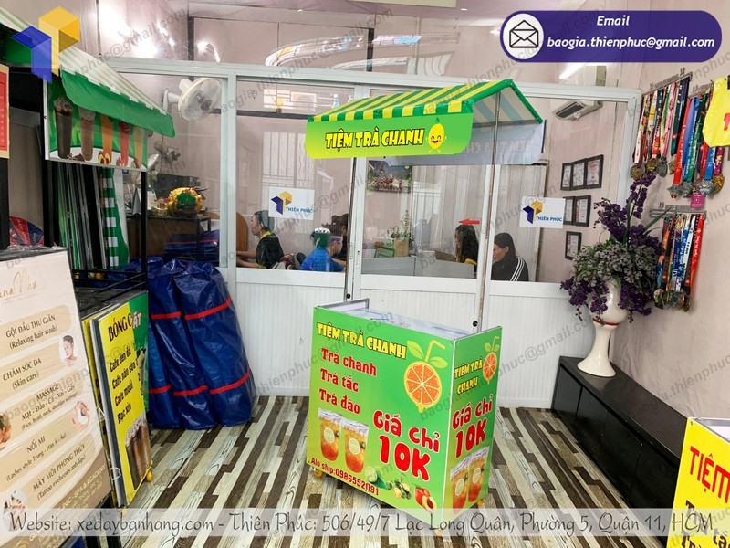  xe tháo lắp bán trà chanh đẹp