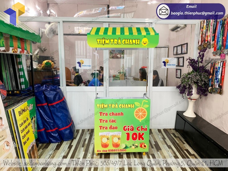  xe tháo lắp bán trà chanh rẻ