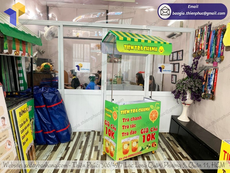  xe tháo lắp bán trà chanh