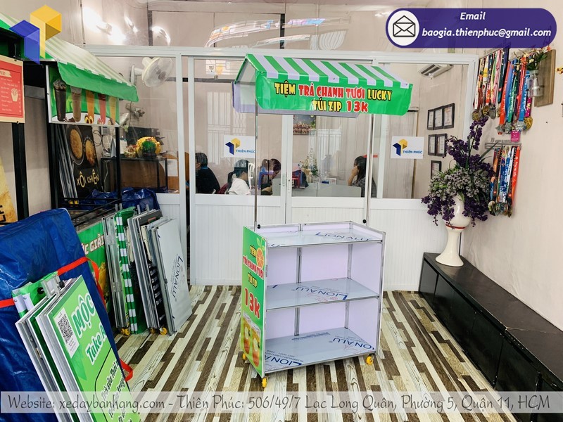 xe di động bán trà sữa tphcm