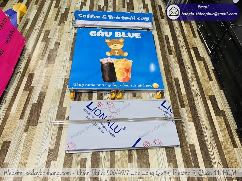 Xe cà phê lắp ráp giá rẻ bền bỉ