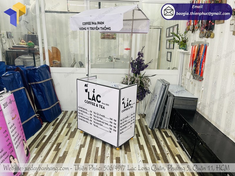 xe café mini lắp ráp đẹp