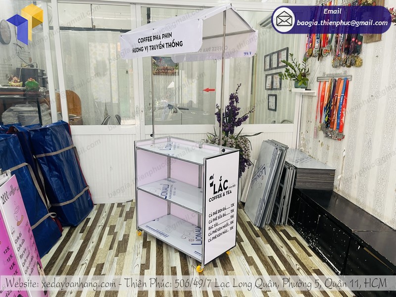 xe café mini lắp ráp