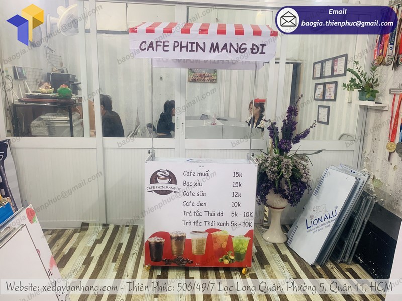 xe cà phê mini lưu động tphcm