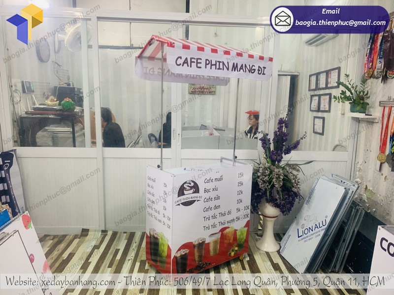xe cà phê mini lưu động