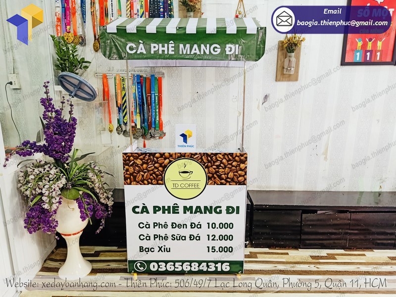 xe cà phê take away đẹp