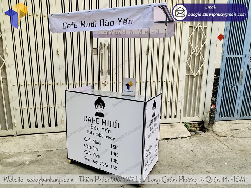 xe cafe muối take away đẹp