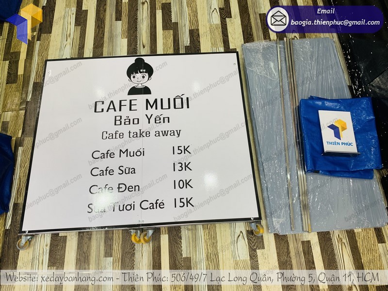 xe cafe muối take away tphcm