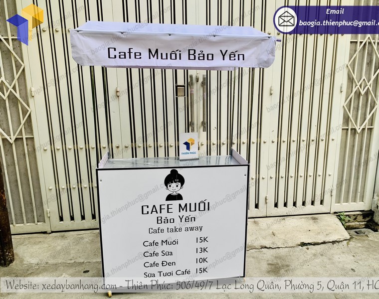 xe cafe muối take away