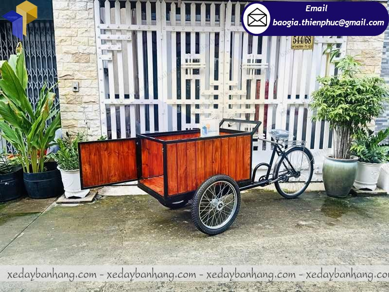 xe đạp bán hàng rong