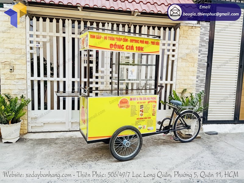 xe đạp bán kimbap rẻ