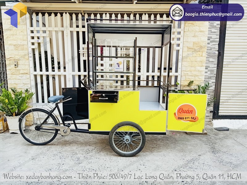 xe đạp bán kimbap uy tín