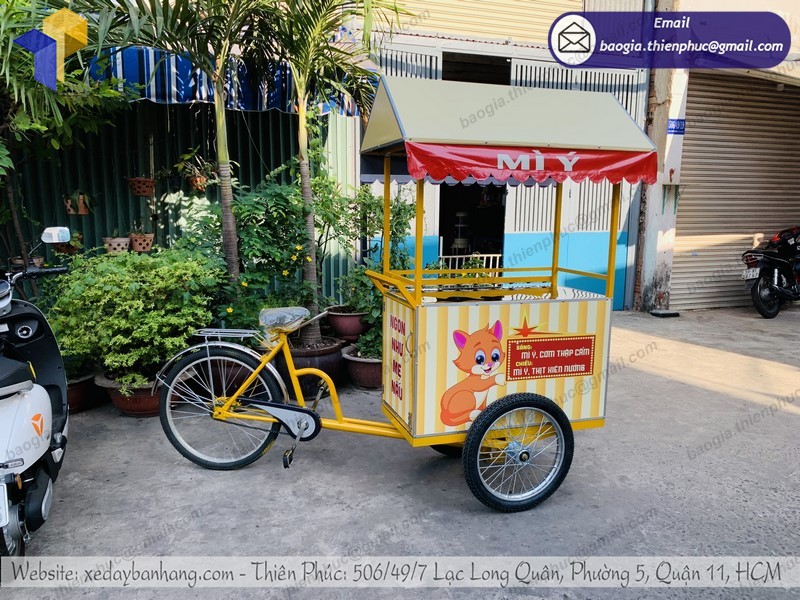 xe đạp bán mì ý di động TPHCM