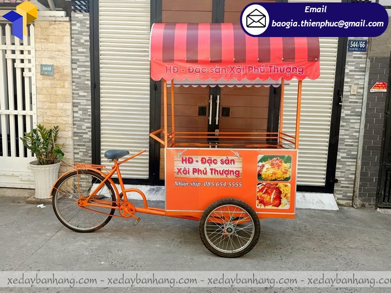 giá xe đạp 3 bánh bán xôi xéo bánh mì