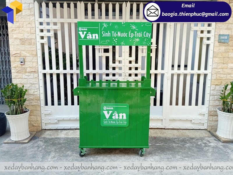 xe gỗ bán nước giá rẻ
