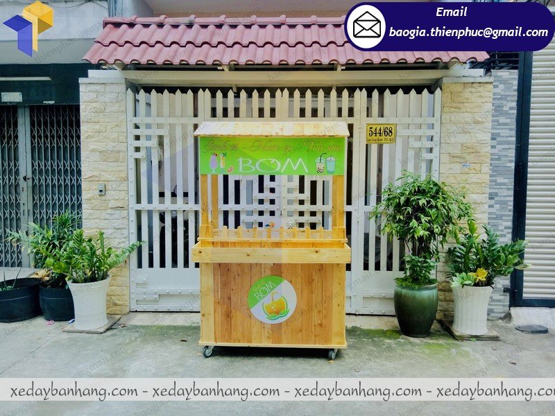 xe gỗ bán sinh tố
