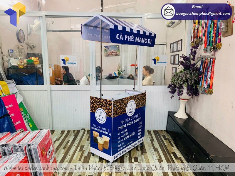 xe lắp ráp bán cà phê uy tín