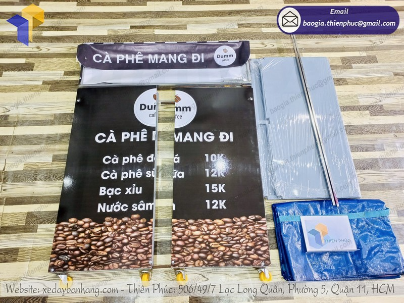 xe lắp ráp bán cafe 30s