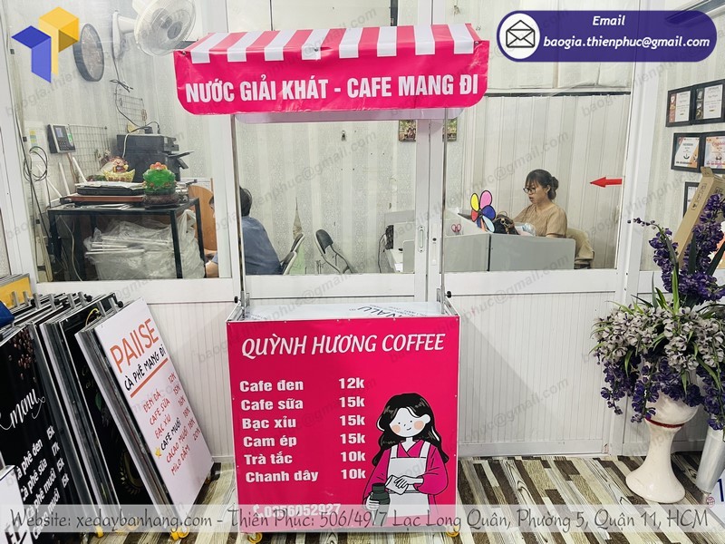 xe lắp ráp bán cafe dạo rẻ