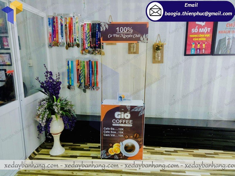 xe lắp ráp minini bán cafe phin đẹp