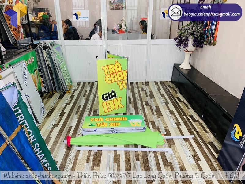 quầy xe lưu động bán trà chanh rẻ