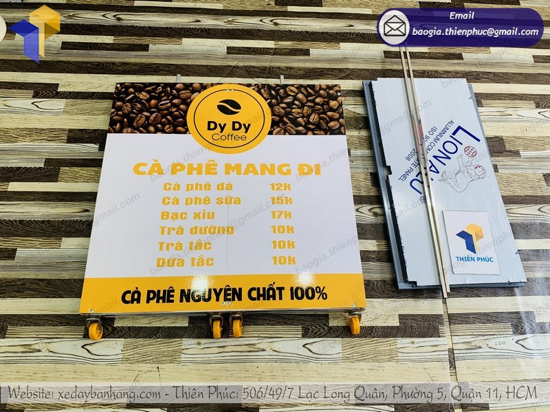 xe mini bán cafe di động rẻ