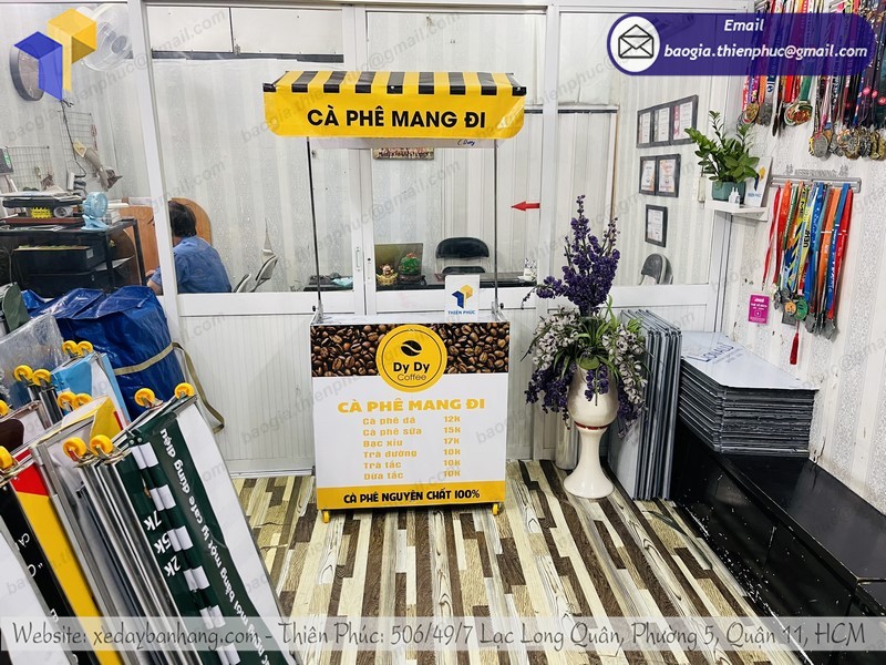 xe mini bán cafe di động tphcm