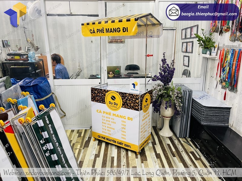 xe mini bán cafe di động